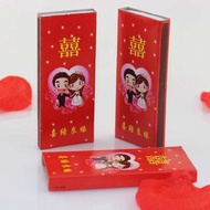 [READY STOCK] Door gift wedding mini box matches