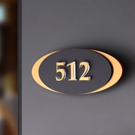 Modern Nombor Rumah  House Number Plate Custom Signage Cantik No Plat Alamat Number Rumah Custom 门牌号