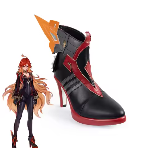 Genshin Impact Mavuika Pyro Archon Cosplay Boots Comic Anime Halloween Party Game Role Play Shoes Co