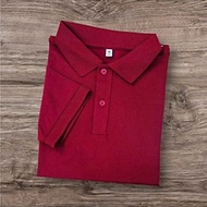 Áo Thun NAM- NỮ Cá Sấu 4 Chiều chất poly Đỏ Đô