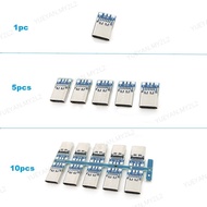 Usb-c 3.1 Type C female Connector 4 Pin Test Adapter Connector Socket For Data Line Wire Cable Trans