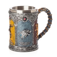 ZJT 10 Styles Game of Thrones Seven Kingdom Tankards Beer Mug Mark Cup Wine Goblets JTZ