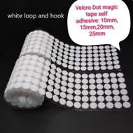 (Loose Selling)Self Adhesive Velcro Dot Magic Tape Pita Velcro Round Dot Loose 魔术贴 相思带 (pairs per se