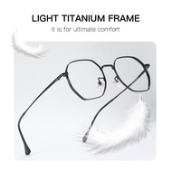 Cyxus Children blue light glasses Blue Light Blocking Computer Glasses Korean Polygonal Trendy Metal