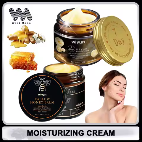 WIYUN Face Cream for 7 Day Repair Damaged Skin Barrier Improve Skin Softening Lasting Nourishing Dry