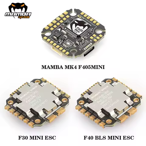 DIATONE MAMBA MK4 F405 MINI (MPU6000) Flight Controller W/ F30/ F40_BLS/ Reactor 44 ESC Dshot 300/60