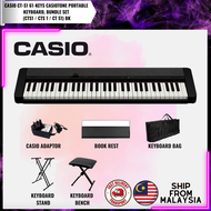 CASIO CT-S1 61-Keys Casiotone Portable Keyboard, Bundle Set (CTS1 / CTS 1 / CT S1)