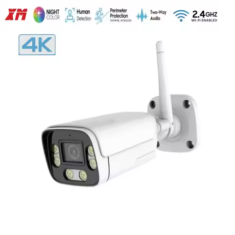 4K IMX415 Wireless IP Camera 8MP WiFi Outdoor Waterproof CCTV Security System Viewable via ICSee App