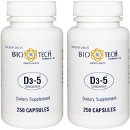 BioTech Pharmacal - D3-5(5000 IU)(500 片)