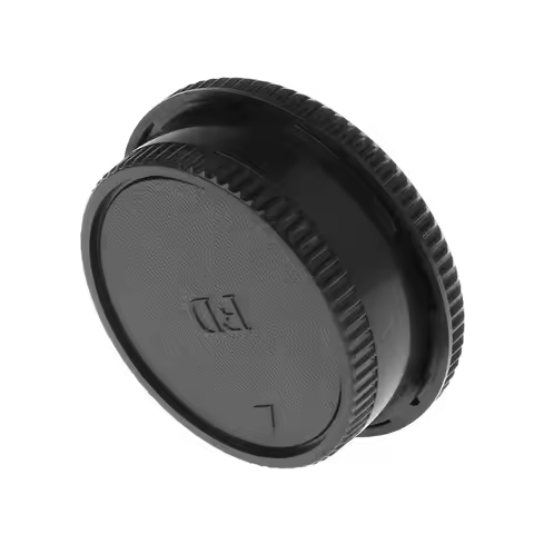 For Canon FD Rear Lens Cap Camera Body Cap Cover Lid Plastic Black for Canon FD mount SLR camera and