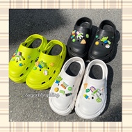 (Available - Real photo) crocs high heel sandals with jibits toy story | Sugarblingbling