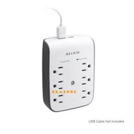 Belkin Surge Protector 6 Outlet  六孔+ 雙 10W/2.1AMP USB 插座