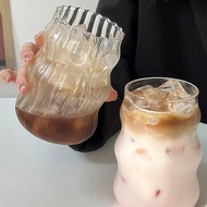 1ชิ้น แก้วกาแฟแก้ว 550มล. (ไม่มีหลอด) สำหรับใช้ในบ้าน เหมาะสำหรับผู้หญิง แก้วดื่มเครื่องดื่มชานม แก้