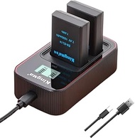 Battery Charger/Battery Set for EN-EL14/Nikon D3100 D3200 D3300 D3400 D5300 D5200,Quick Charger with