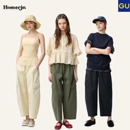 [GU JAPAN] GU Cargo Barrel Ankle Pants Women's Curved Ankle Cargo Pants
