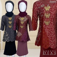 DMIMI EXCLUSIVE Baju Kurung Moden Batik DIAS (KIDS) | Kurung Batik Moden | Small Size to Plus Size