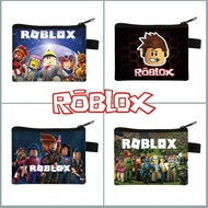 Roblox Series Wallet Zipper Money Bag Bank Card Coin Paper Currency Storage Bag Cartoon Printing Chi