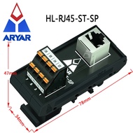 RJ45 vertical Breakout board RJ 45 splitter RJ45 adapter Din Rail Mounting