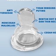 HUKI Pentil Dot HUKI Gepeng Size S M L Nipple HUKI Gepeng Orthodontic