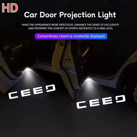 2Pcs LED Car Door Logo Light Projector Lamp For KIA Ceed SORENTO Logo K3 K2 K8 K5 K9 GT Line