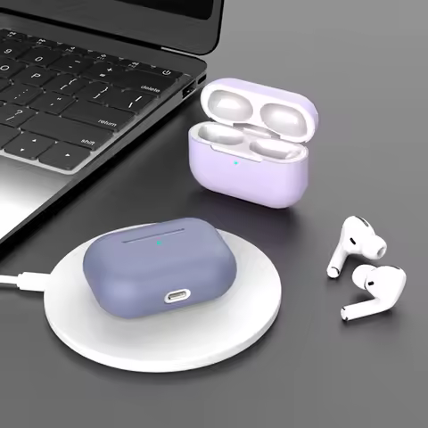 Silicone Case For Airpods Pro Case For Airpods Wireless Bluetooth headsets Charger Case for AirPods 
