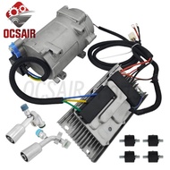 Universal AC Electric Compressor 20cc/r Air Conditioner Compressor for 12V Auto Compressor for R134a