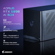 # GIGABYTE AORUS RTX 5090 AI BOX 32GB GDDR7 GV-N5090IXEB-32GD Thunderbolt™5 & USB4 Plug & Play WATER