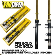 PROTAPER RAIDER150 / BELANG150 FRONT FORK / FORK DEPAN | LAY / PFS | CNC GOLD