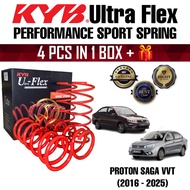 KYB U-FLEX PROTON SAGA VVT KYB ULTRA FLEX SPORT SPRING (SPRING RENDAH) 4 PCS DALAM 1 KOTAK