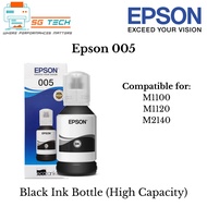 Epson Original 005 C13T03Q100 Black Pigment Ink Bottle High Yield For M1100 M1120 M1140 M2140 M3170