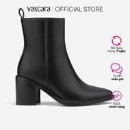 [Voucher 50K | 9.9] Vascara Giày Ankle Boots Gót Trụ - BOT 0939