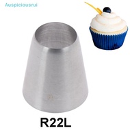 Auspiciousrui R22L Round Piping Tip Decorating Nozzle Pastry Tips Fondant Cake Pastry Tool