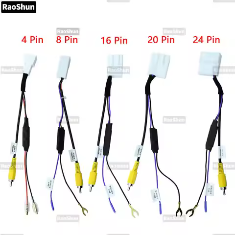 For Toyota Factroy Camera Adapter Wire 4PIN 8PIN 16PIN 20PIN 24PIN