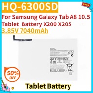New Replacement Tablet Battery 3.85V 7040mAh HQ-6300SD for Samsung Galaxy Tab A8 10.5 X200 X205