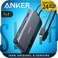 Anker A8352 PowerExpand+ 7-in-1 USB C Hub Adapter, 4K USB C to HDMI, 60W PD, 1Gbps Ethernet, 2 USB 3.0, SD, Micro SD