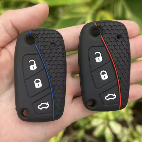 Silicone Car Key Cover Keychain for Fiat PANDA IDEA DUCATO BRAVO 500 DOBLO GRANDE STILO PUNTO MINIBU