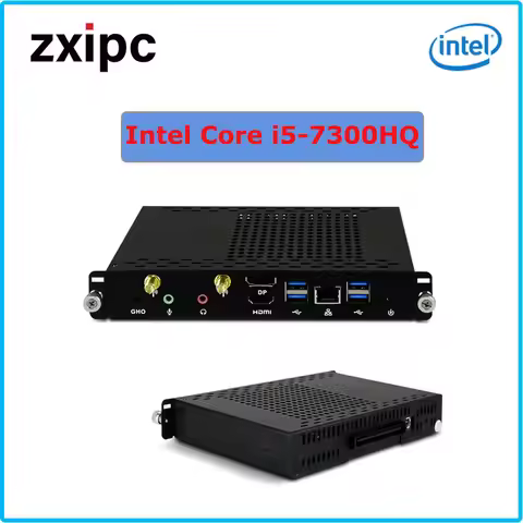International Standard Mini OPS Computer i5 7300HQ DP HD-MI 4K Display X86 OPS Module for Office Sch