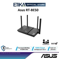 Asus RT-BE50 BE3600 WiFi 7 Router | Dual-band WiFi 7 (801.11be) AiMesh Extendable Wireless Router