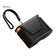 ChicAcces Faux Leather Wireless Earphone Storage Pouch Container Case for Sony WF-1000XM3