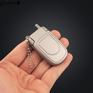 GLOWHIVE​ Mini Phone Model Pendant, Y2K Hanging Flip Phone Keychain, Creative Aesthetic Goth Grunge 