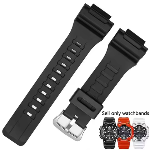 For Casio AQ-S810w 800 W-735H TRT-110H AEQ-110w AE-1000W W-735H SGW-300H MRW-200H F-180WH Strap Sili