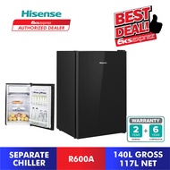 Hisense Single Door Fridge (140L) RR158D4AWB  / Refrigerator / Peti Sejuk 1 Pintu (Separate Chiller)