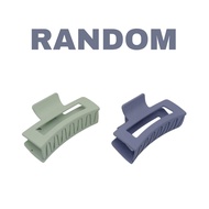 Gratis Ongkir - Jepit Rambut Doff Kotak Panjang / Jedai Persegi Panjang Doff Korean Style Import / J