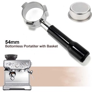 One Two Cups Bottomless Naked Portafilter Stainless Breville 54mm - FR4