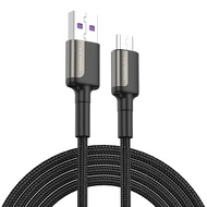 KUULAA 1m/2m Micro USB Cable สายเคเบิล Micro USB 2.4A ที่ชาร์จเร็วสำหรับ Macaron Silicone Microusb Cable Data Transfer For Xiaomi Mi Redmi 7 Fast Charging Charger Micro USB Charge Cable For Samsung S7 Huawei Honor 8X