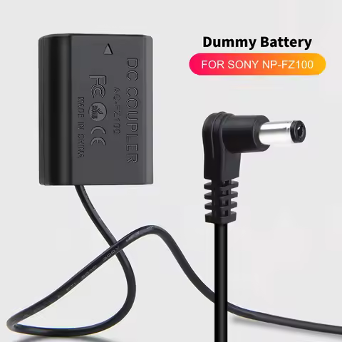NP-FZ100 Dummy Battery NPFZ100 Coupler for Sony ILCE-9 Alpha A9 A7RM3 A7RIII A7M3 A7R4 camera with m