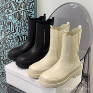 High Version D Women's Thick-Soled Chelsea Boots25New Early Spring Thick-Soled Chelsea Boots Mid-Cal