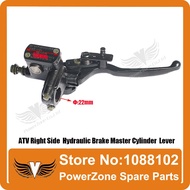 ATV Right Side Hydraulic Brake Master Cylinder  Lever Fit To  50cc 110cc 125cc 150cc 250cc ATV Quad  Free shipping