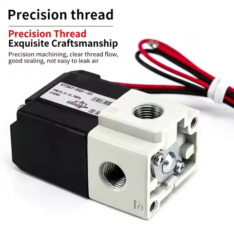 Vacuum Valve1/8 1/4 Thread 12V 24V 220V VT307/VT307V 3 Way Pneumatic High Frequency Solenoid Valve