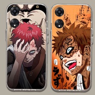J-38 NARUTO Gaara Soft Case for OPPO A60 A58 A78 A38 A17 A18 Reno 13F 5G